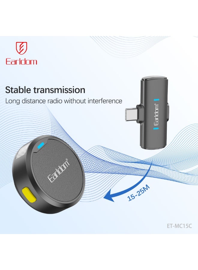 Earldom MC15C Wireless Microphone with Powerful Magnetic Attraction - Image 4